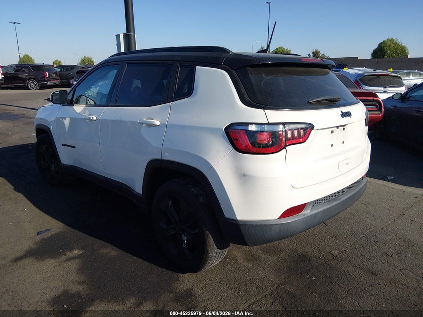 2019 Jeep Compass VIN 3C4NJCBB9KT707008 IAAI salvage auction — RIGHT FRONT, Salvage Title, sold $2,350 on 2026-07-10 (photo 3)