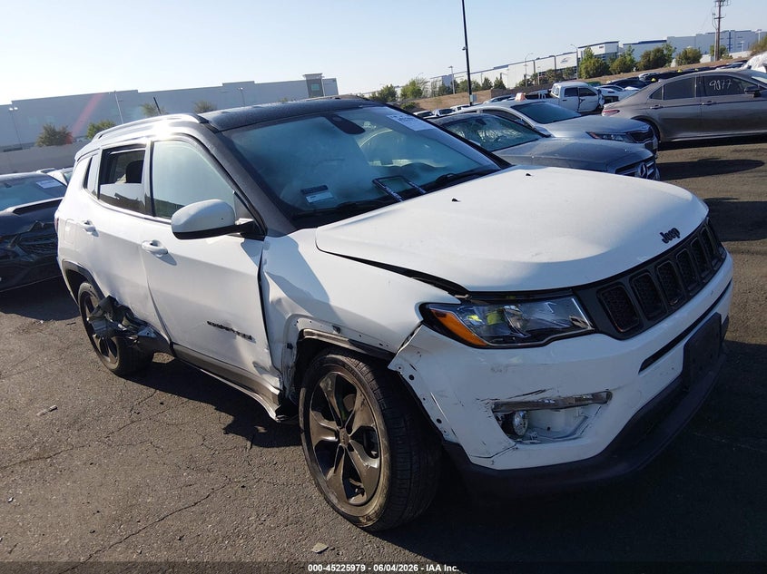 2019 Jeep Compass VIN 3C4NJCBB9KT707008 IAAI salvage auction — RIGHT FRONT, Salvage Title, sold $2,350 on 2026-07-10 (photo 6)