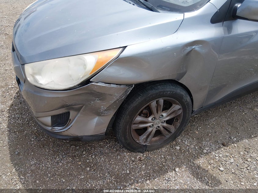 2010 Hyundai Tucson VIN KM8JU3AC5AU044438 IAAI salvage auction — LEFT FRONT, Salvage (Illinois), sold $1,475 on 2026-07-08 (photo 6)
