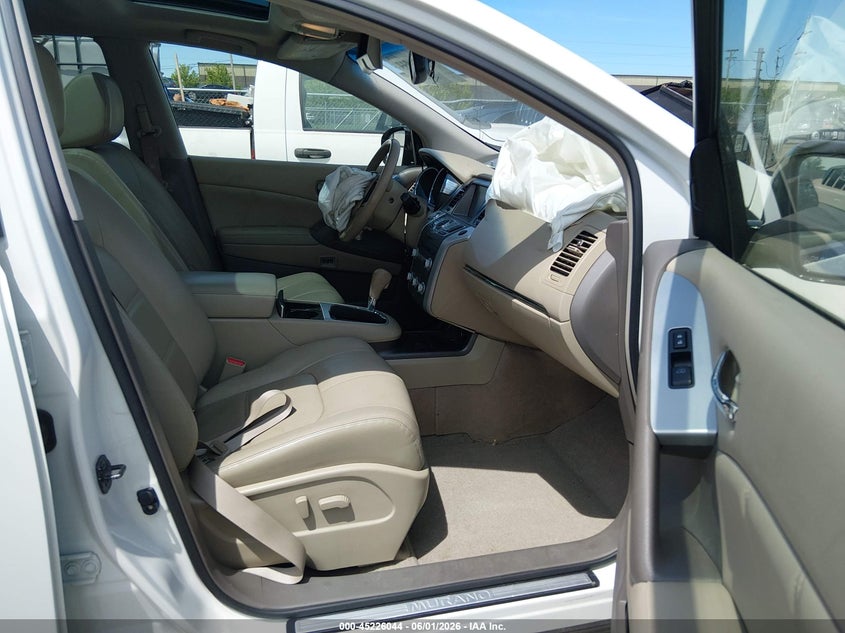 2014 Nissan Murano VIN JN8AZ1MW5EW502428 IAAI salvage auction — FRONT END, Salvage Title, sold $725 on 2026-07-07 (photo 5)