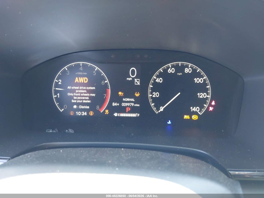 2026 Honda Cr-v VIN 2HKRS4H40TH430649 IAAI salvage auction — LEFT FRONT, Salvage Title, sold $7,300 on 2026-07-09 (photo 7)