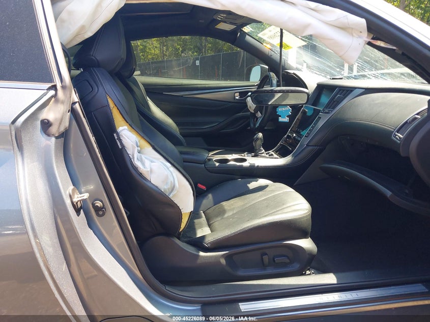 2018 Infiniti Q60 VIN JN1EV7EL7JM391535 IAAI salvage auction — FRONT & REAR, Salvage (South Carolina), sold $2,600 on 2026-08-26 (photo 5)