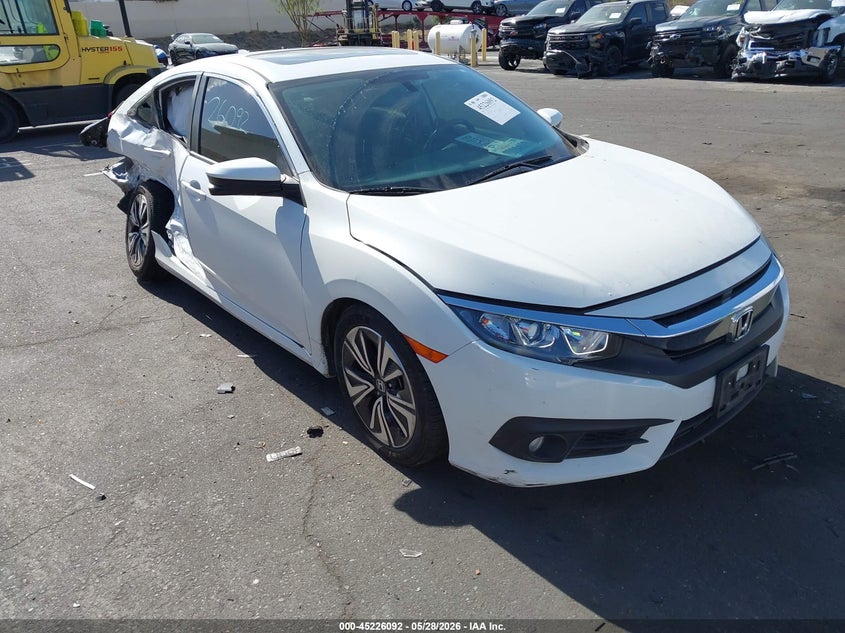 2018 Honda Civic VIN JHMFC1F35JX008188 IAAI salvage auction — REAR END, Salvage Certificate (California), sold $3,550 on 2026-07-10 (photo 1)