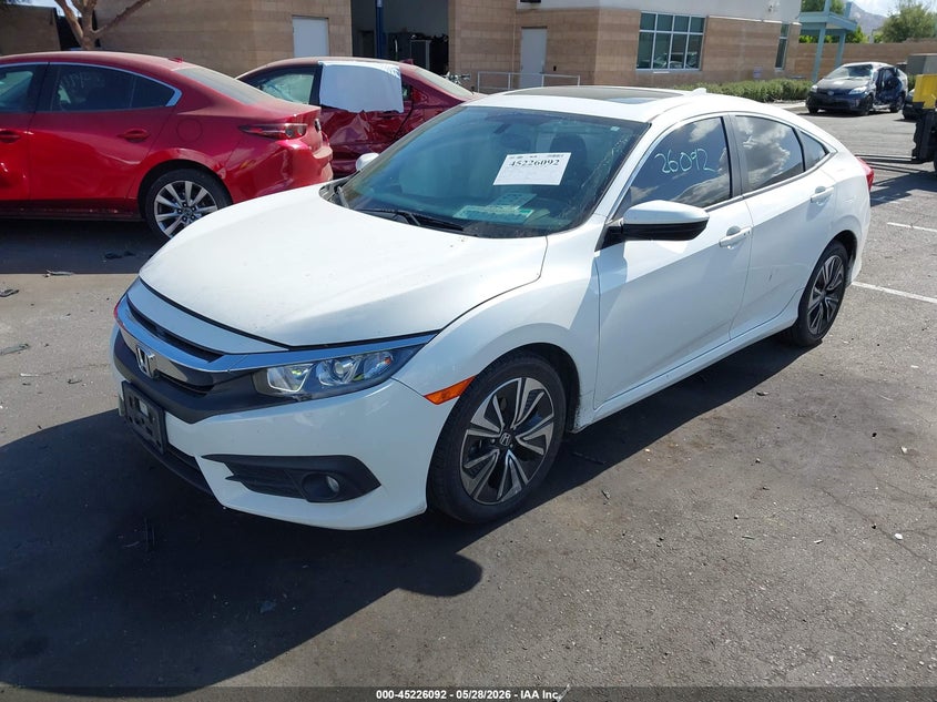 2018 Honda Civic VIN JHMFC1F35JX008188 IAAI salvage auction — REAR END, Salvage Certificate (California), sold $3,550 on 2026-07-10 (photo 2)