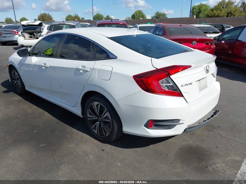 2018 Honda Civic VIN JHMFC1F35JX008188 IAAI salvage auction — REAR END, Salvage Certificate (California), sold $3,550 on 2026-07-10 (photo 3)