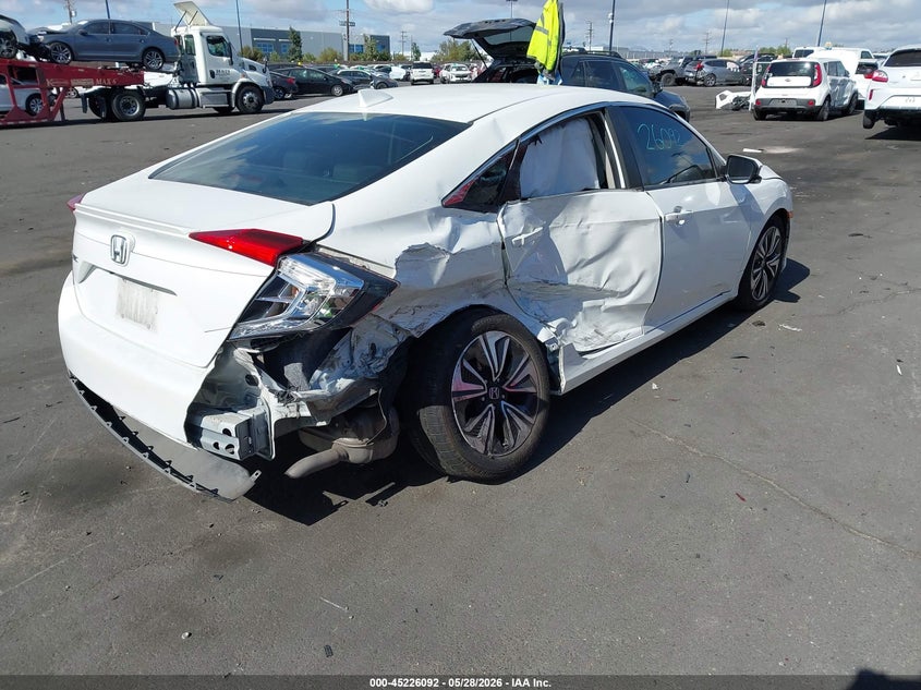 2018 Honda Civic VIN JHMFC1F35JX008188 IAAI salvage auction — REAR END, Salvage Certificate (California), sold $3,550 on 2026-07-10 (photo 4)
