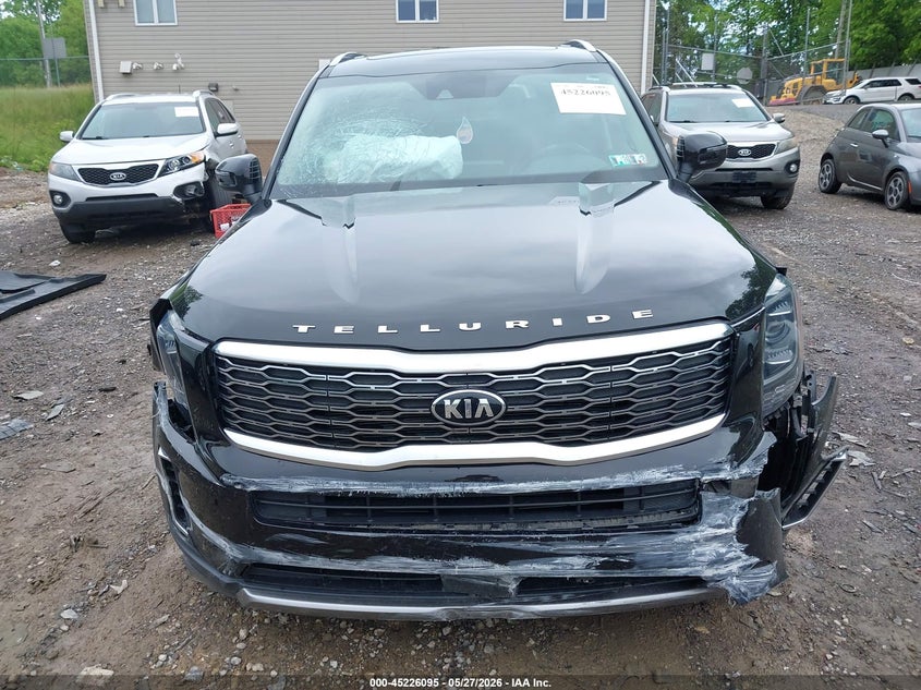 2021 Kia Telluride VIN 5XYP6DHC9MG110077 IAAI salvage auction — FRONT END, Salvage (Pennsylvania), sold $5,000 on 2026-07-14 (photo 6)
