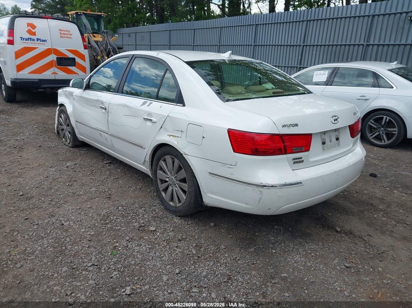 2009 Hyundai Sonata VIN 5NPEU46C59H563435 IAAI salvage auction — LEFT & RIGHT, Salvage (New Jersey), sold $575 on 2026-07-29 (photo 3)