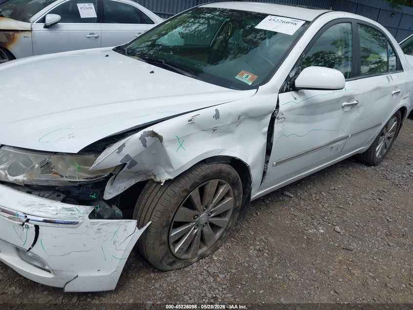 2009 Hyundai Sonata VIN 5NPEU46C59H563435 IAAI salvage auction — LEFT & RIGHT, Salvage (New Jersey), sold $575 on 2026-07-29 (photo 6)