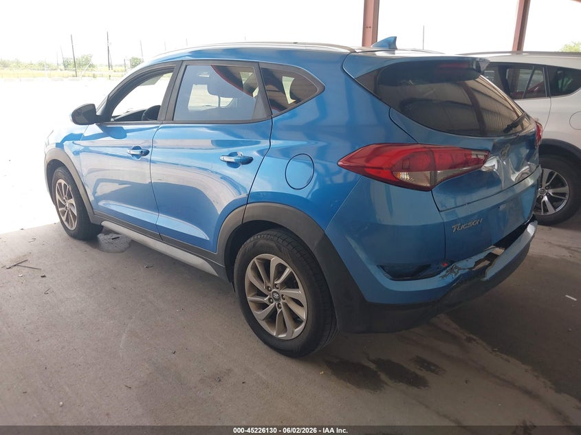 2018 Hyundai Tucson VIN KM8J33A44JU689822 IAAI salvage auction — REAR END, Original (Texas), sold $3,350 on 2026-07-17 (photo 3)