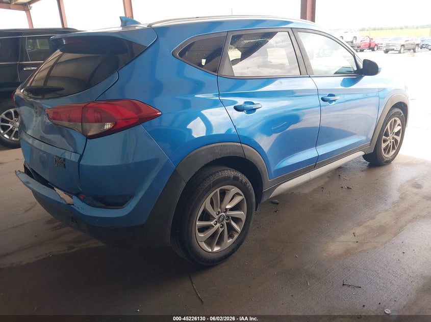 2018 Hyundai Tucson VIN KM8J33A44JU689822 IAAI salvage auction — REAR END, Original (Texas), sold $3,350 on 2026-07-17 (photo 4)