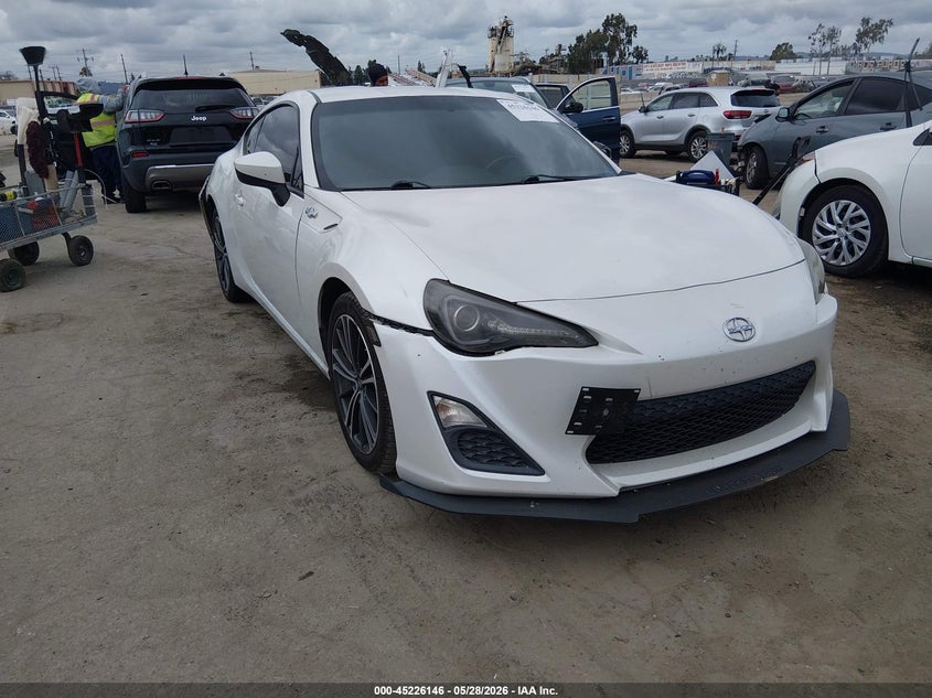 2013 Scion Fr-s VIN JF1ZNAA12D2719210 IAAI salvage auction — LEFT REAR, Salvage (California), sold $2,300 on 2026-07-08 (photo 1)
