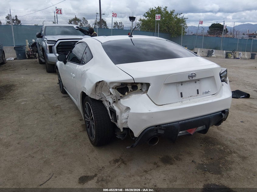 2013 Scion Fr-s VIN JF1ZNAA12D2719210 IAAI salvage auction — LEFT REAR, Salvage (California), sold $2,300 on 2026-07-08 (photo 3)