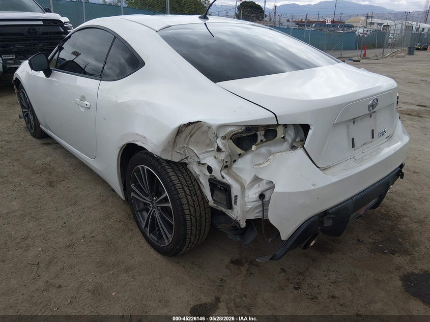 2013 Scion Fr-s VIN JF1ZNAA12D2719210 IAAI salvage auction — LEFT REAR, Salvage (California), sold $2,300 on 2026-07-08 (photo 6)