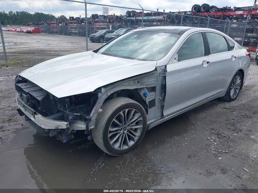 2015 Hyundai Genesis VIN KMHGN4JE5FU074688 IAAI salvage auction — FRONT END, Salvage Title, sold $1,350 on 2026-07-17 (photo 2)