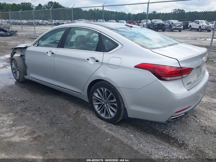 2015 Hyundai Genesis VIN KMHGN4JE5FU074688 IAAI salvage auction — FRONT END, Salvage Title, sold $1,350 on 2026-07-17 (photo 3)