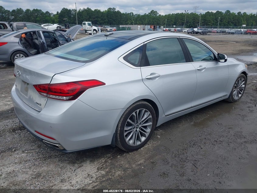 2015 Hyundai Genesis VIN KMHGN4JE5FU074688 IAAI salvage auction — FRONT END, Salvage Title, sold $1,350 on 2026-07-17 (photo 4)