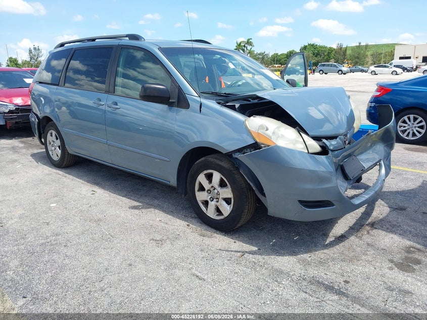 2006 Toyota Sienna VIN 5TDZA23C66S553988 IAAI salvage auction — FRONT END, Salvage (Idaho), sold $475 on 2026-07-23 (photo 1)