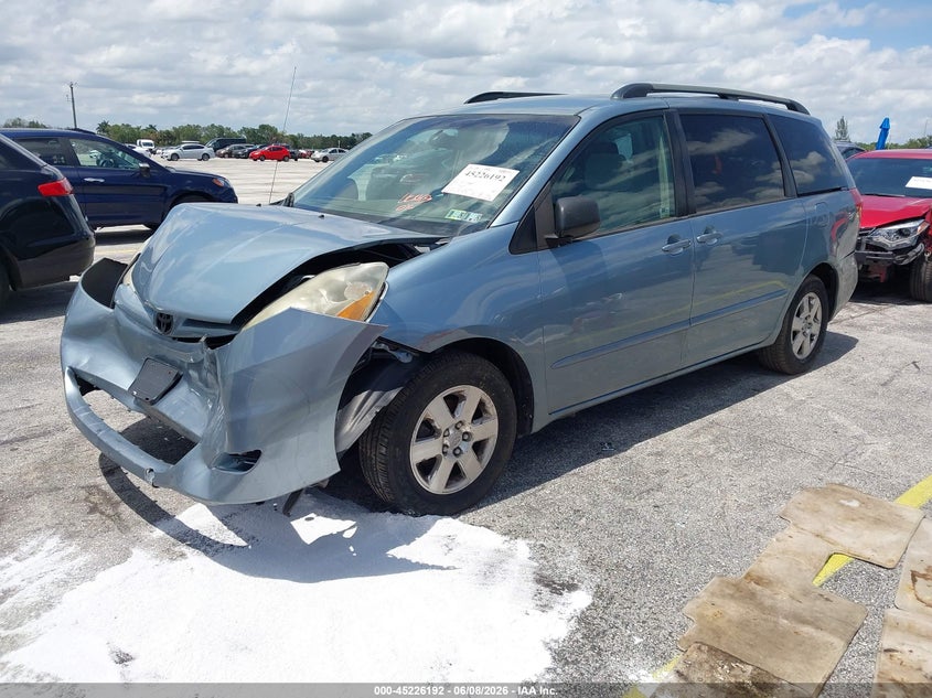 2006 Toyota Sienna VIN 5TDZA23C66S553988 IAAI salvage auction — FRONT END, Salvage (Idaho), sold $475 on 2026-07-23 (photo 2)
