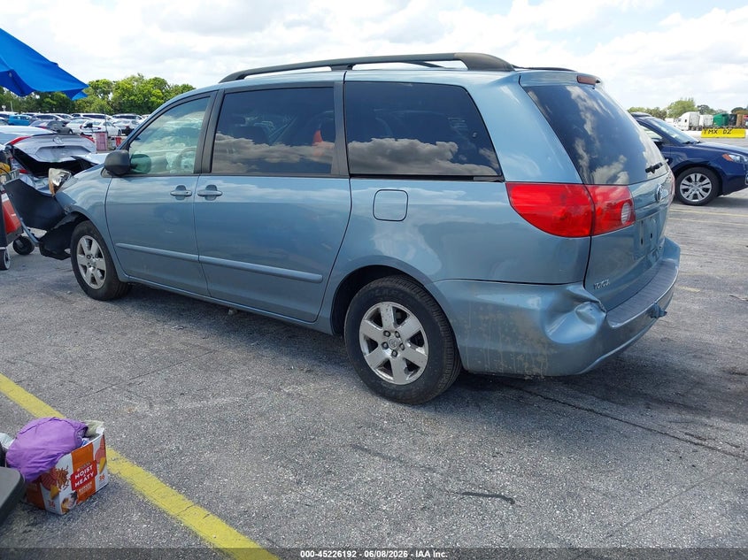 2006 Toyota Sienna VIN 5TDZA23C66S553988 IAAI salvage auction — FRONT END, Salvage (Idaho), sold $475 on 2026-07-23 (photo 3)