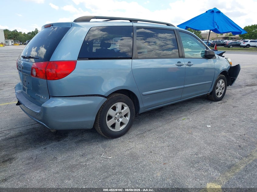 2006 Toyota Sienna VIN 5TDZA23C66S553988 IAAI salvage auction — FRONT END, Salvage (Idaho), sold $475 on 2026-07-23 (photo 4)