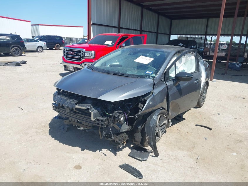 2025 Nissan Versa VIN 3N1CN8FV4SL868611 IAAI salvage auction — FRONT END, Salvage Title, sold $1,050 on 2026-07-28 (photo 2)
