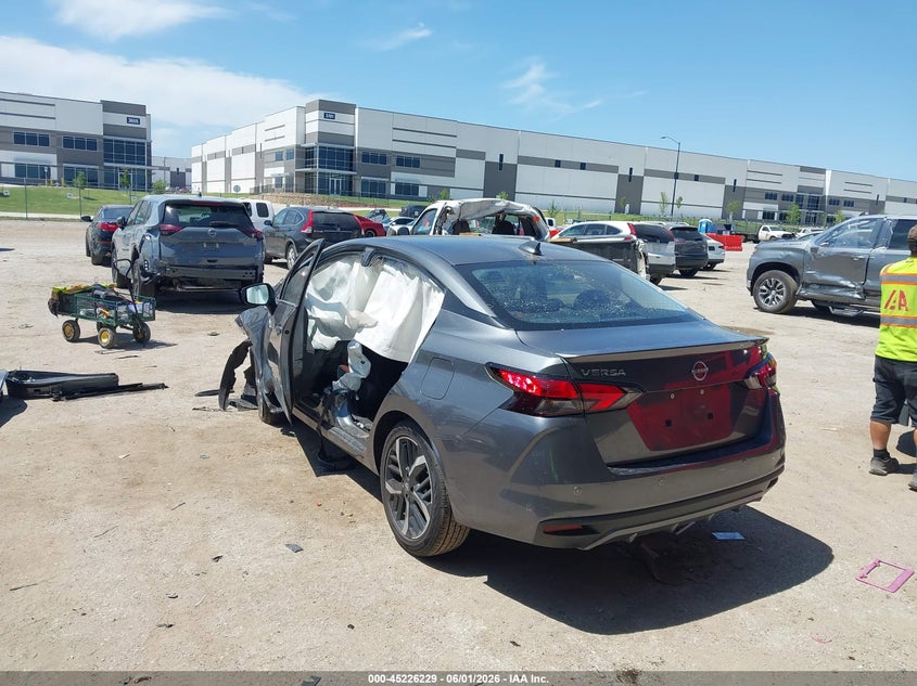 2025 Nissan Versa VIN 3N1CN8FV4SL868611 IAAI salvage auction — FRONT END, Salvage Title, sold $1,050 on 2026-07-28 (photo 3)