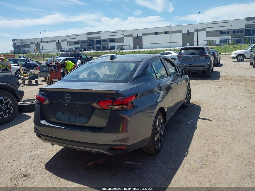 2025 Nissan Versa VIN 3N1CN8FV4SL868611 IAAI salvage auction — FRONT END, Salvage Title, sold $1,050 on 2026-07-28 (photo 4)