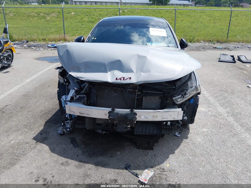 2022 Kia K5 VIN 5XXG44J81NG149215 IAAI salvage auction — FRONT END, Salvage Title, sold $4,500 on 2026-07-28 (photo 6)