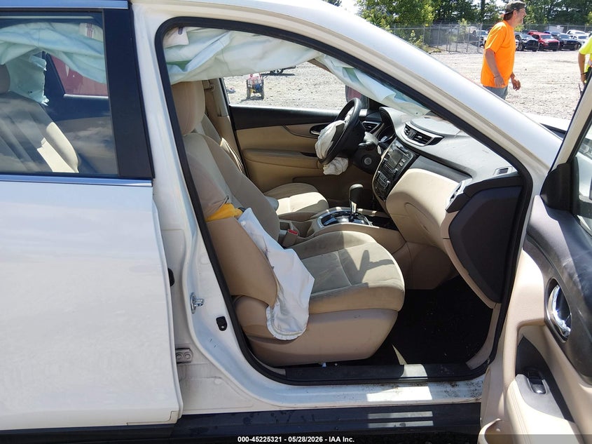 2016 Nissan Rogue VIN KNMAT2MV7GP605616 IAAI salvage auction — FRONT END, Salvage Title, sold $250 on 2026-07-22 (photo 5)