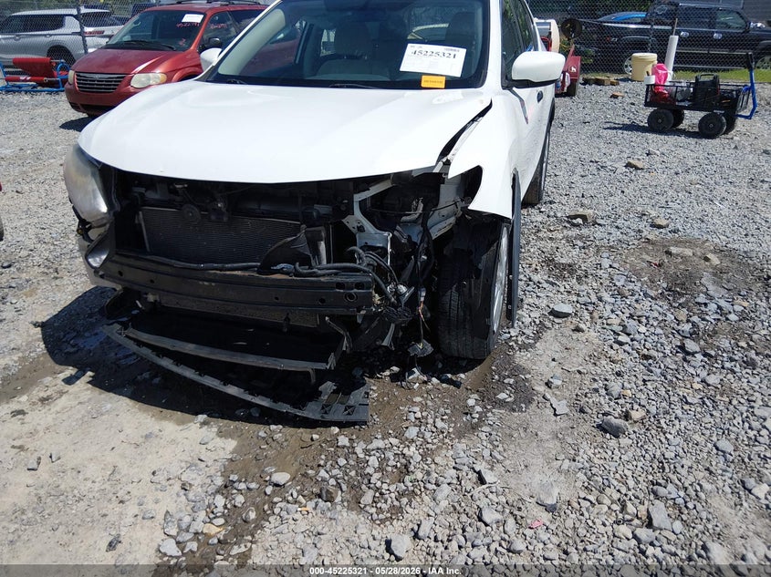 2016 Nissan Rogue VIN KNMAT2MV7GP605616 IAAI salvage auction — FRONT END, Salvage Title, sold $250 on 2026-07-22 (photo 6)
