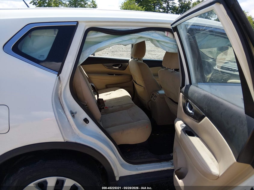 2016 Nissan Rogue VIN KNMAT2MV7GP605616 IAAI salvage auction — FRONT END, Salvage Title, sold $250 on 2026-07-22 (photo 8)
