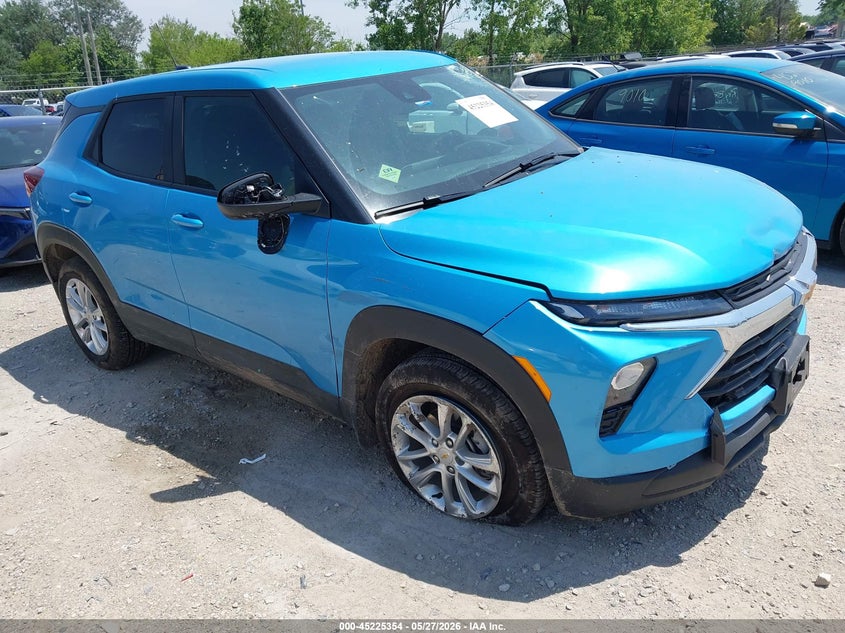 2026 Chevrolet Trailblazer VIN KL79MNSL4TB012030 IAAI salvage auction — RIGHT FRONT, Salvage Title, sold $7,200 on 2026-07-28 (photo 1)