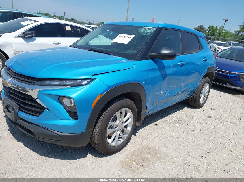 2026 Chevrolet Trailblazer VIN KL79MNSL4TB012030 IAAI salvage auction — RIGHT FRONT, Salvage Title, sold $7,200 on 2026-07-28 (photo 2)