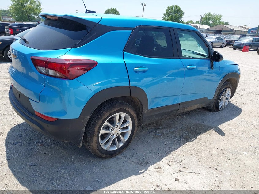 2026 Chevrolet Trailblazer VIN KL79MNSL4TB012030 IAAI salvage auction — RIGHT FRONT, Salvage Title, sold $7,200 on 2026-07-28 (photo 4)