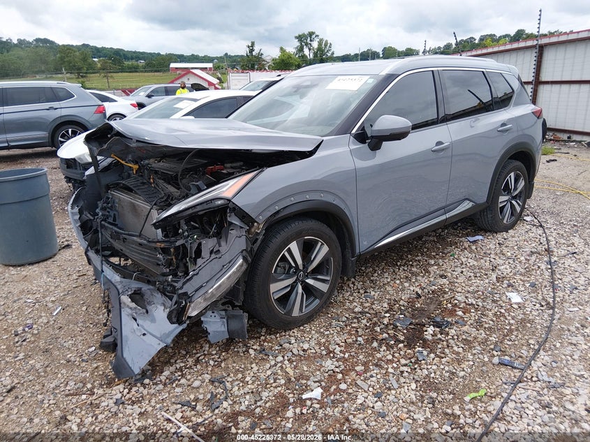 2022 Nissan Rogue VIN JN8BT3DC0NW118287 IAAI salvage auction — FRONT END, Salvage (Arkansas), sold $25 on 2026-07-30 (photo 2)