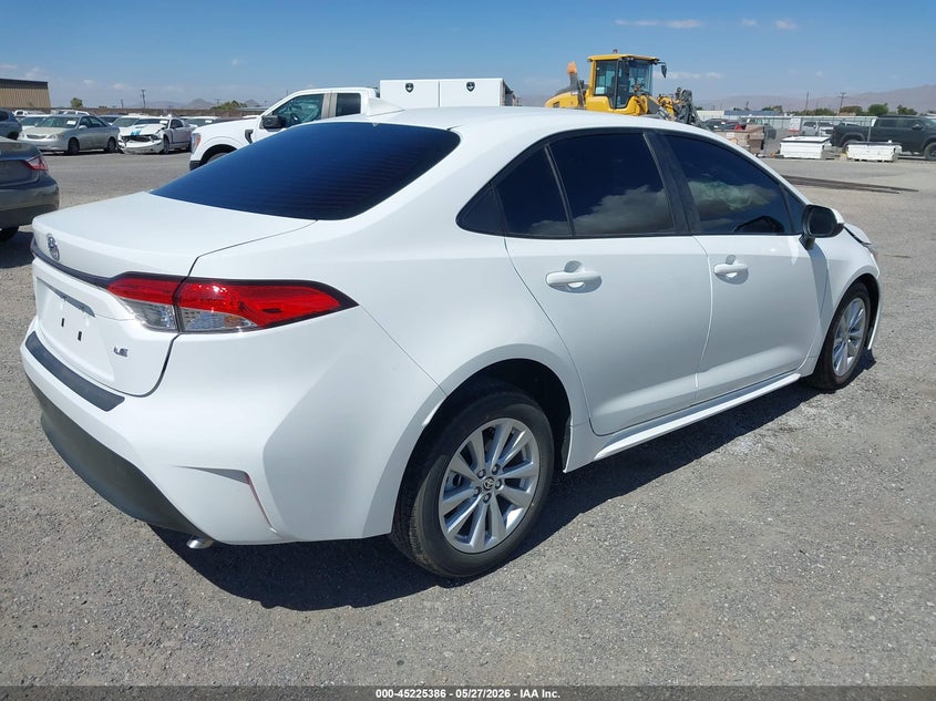2026 Toyota Corolla VIN JTDB4MEE1T3046254 IAAI salvage auction — LEFT FRONT, Salvage (California), sold $5,225 on 2026-07-20 (photo 4)