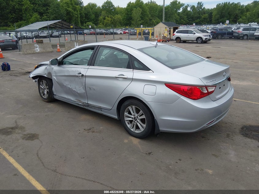 2013 Hyundai Sonata VIN 5NPEB4ACXDH788696 IAAI salvage auction — THEFT, Salvage (Connecticut), sold $350 on 2026-07-16 (photo 3)