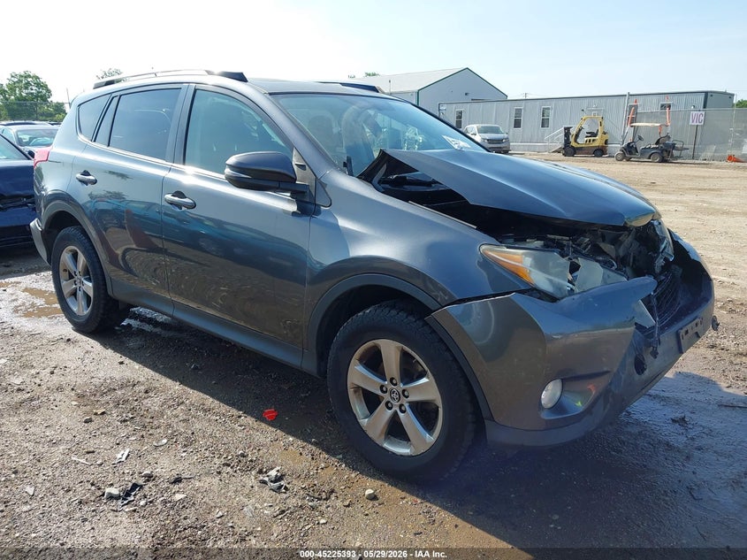 2015 Toyota Rav 4 VIN JTMRFREV6FD153451 IAAI salvage auction — FRONT & REAR, Salvage Title, sold $2,750 on 2026-07-23 (photo 1)