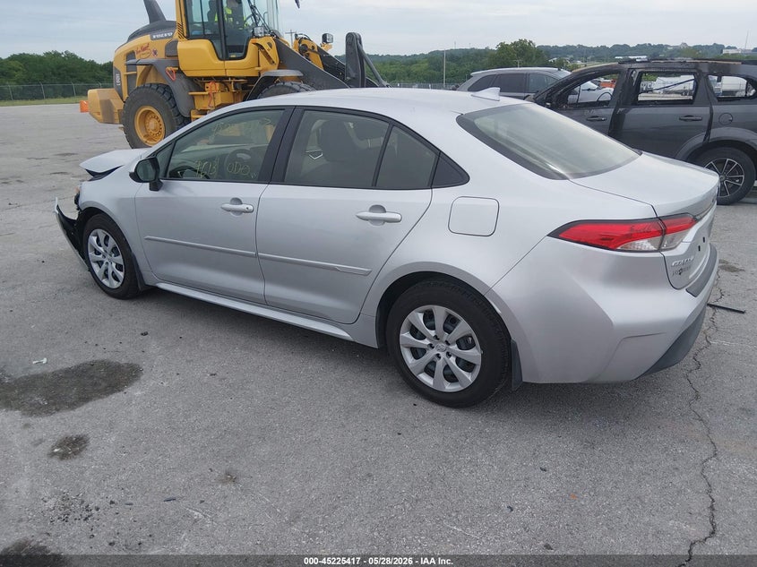 2025 Toyota Corolla VIN JTDBCMFEXS3100053 IAAI salvage auction — FRONT END, Salvage (Missouri), sold $7,950 on 2026-07-16 (photo 3)