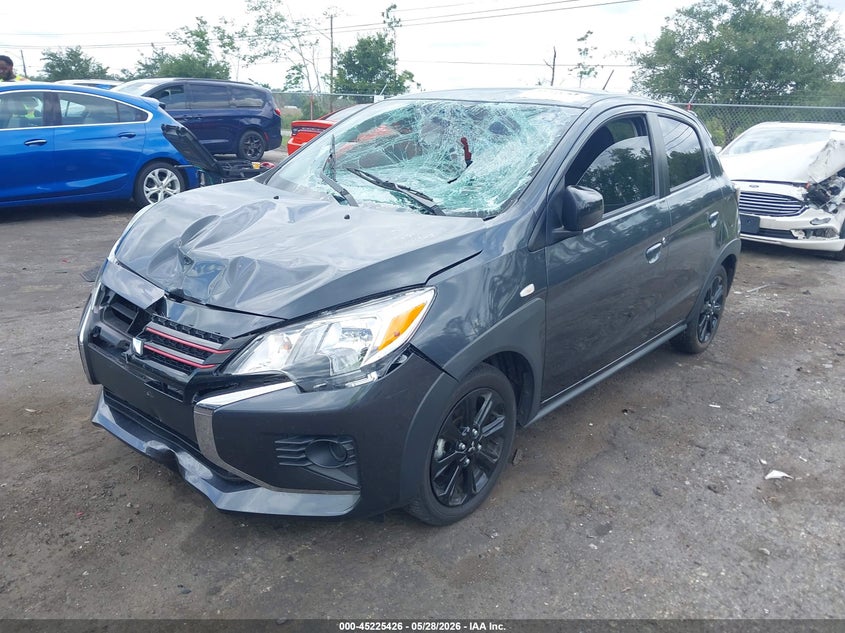2024 Mitsubishi Mirage VIN ML32AWHJ0RH030431 IAAI salvage auction — FRONT END, Salvage Title, sold $2,550 on 2026-07-21 (photo 2)