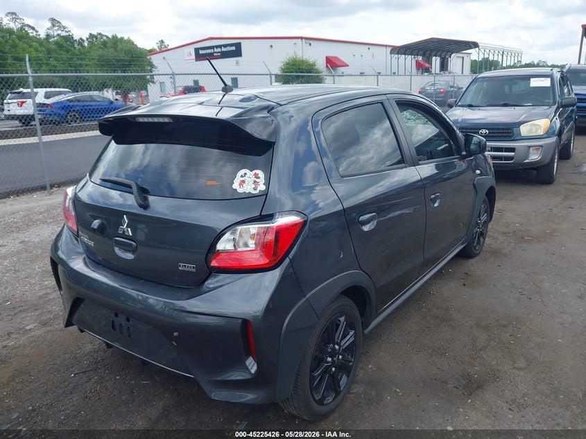2024 Mitsubishi Mirage VIN ML32AWHJ0RH030431 IAAI salvage auction — FRONT END, Salvage Title, sold $2,550 on 2026-07-21 (photo 4)