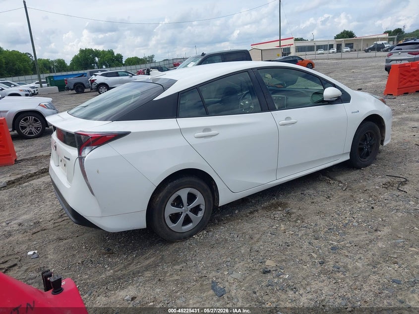 2017 Toyota Prius VIN JTDKBRFU0H3052238 IAAI salvage auction — LEFT SIDE, Salvage (Georgia), sold $4,850 on 2026-07-16 (photo 4)