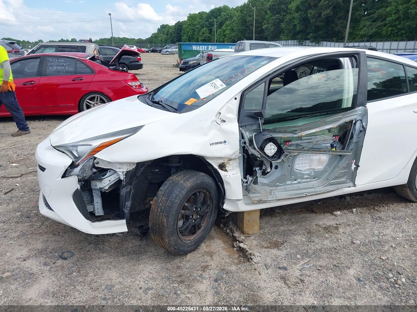 2017 Toyota Prius VIN JTDKBRFU0H3052238 IAAI salvage auction — LEFT SIDE, Salvage (Georgia), sold $4,850 on 2026-07-16 (photo 6)