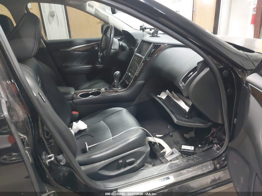2014 Infiniti Q50 VIN JN1BV7AR8EM705762 IAAI salvage auction — UNKNOWN, Previously Damaged (North Dakota), sold $1,150 on 2026-07-23 (photo 5)