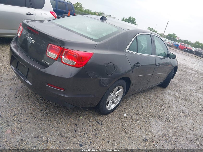 2013 Chevrolet Malibu VIN 1G11B5SA7DF334958 IAAI salvage auction — LEFT FRONT, Salvage Title, sold $550 on 2026-08-01 (photo 4)