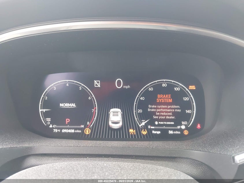 2022 Acura Mdx VIN 5J8YD9H49NL010276 IAAI salvage auction — FRONT END, Salvage Title, sold $7,600 on 2026-07-23 (photo 7)