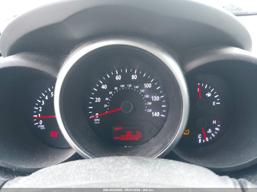 2013 Kia Soul VIN KNDJT2A66D7551606 IAAI salvage auction — NORMAL WEAR, Original (Ohio), sold $125 on 2026-07-08 (photo 7)