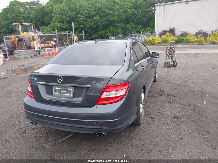 2010 Mercedes-benz C class VIN WDDGF8BB7AF480603 IAAI salvage auction — LEFT FRONT, Clear (Massachusetts), sold $1,600 on 2026-08-18 (photo 4)