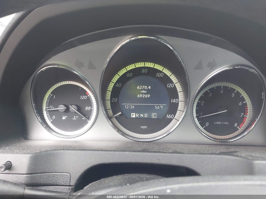 2010 Mercedes-benz C class VIN WDDGF8BB7AF480603 IAAI salvage auction — LEFT FRONT, Clear (Massachusetts), sold $1,600 on 2026-08-18 (photo 7)